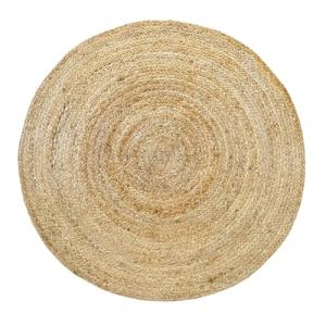 Hamid Alfombra Yute Alhambra Color Natural Redonda, Alfombr…