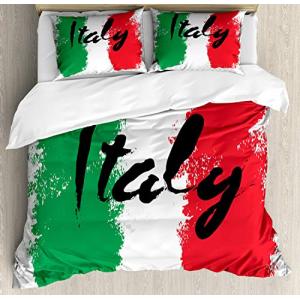 ABAKUHAUS Italia Funda Nórdica, Bandera Italiana del Grunge…