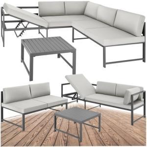 TecTake® Conjunto de Muebles de Jardín, Sofa Exterior, Mesa…