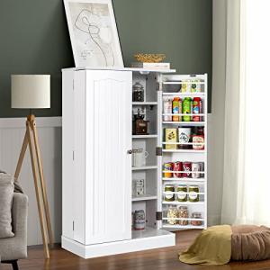 GIANTEX Aparador de Salón con 2 Puertas, Gabinete de Almace…