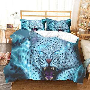 Chickwin Juego de Ropa de Cama 3D,Animal León Lobo Tigre Es…
