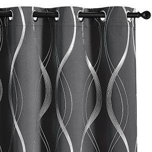 PONY DANCE Juego de 2 cortinas opacas, 220 x 140 cm (alto x…