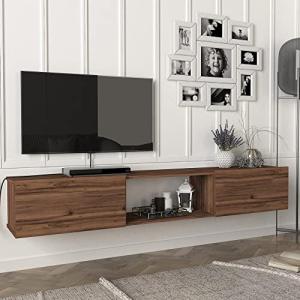 [en.casa] Mueble de TV Flotante Paltamo Mueble de Salón Mes…