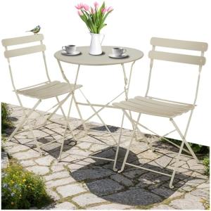 TecTake® Conjunto Muebles Jardín Exterior de Mesa de Bistró…