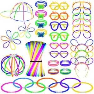 330 Barras Pulseras Luminosas Fluorescentes Neon Barritas G…