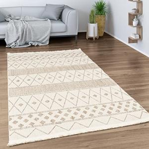 Paco Home Alfombra Salon De Habitacion Pelo Corto Motivo Bo…