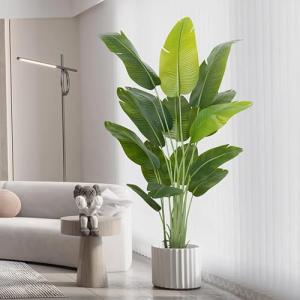 ZEEOZE Planta Artificial Ave del Paraíso 200cm Plantas Arti…