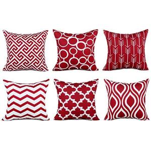 Fossrn 6PC Fundas Cojines 45x45 Modernos Funda de Cojín par…