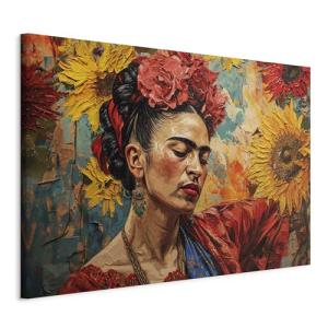 murando - Cuadro en Lienzo Frida Kahlo 120x80 cm 1 Pieza -…