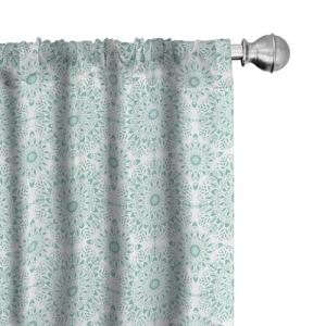 ABAKUHAUS Mandala Juego de 2 Paños Cortinas, remolinos orie…