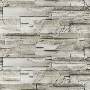 VEELIKE Papel Pintado Ladrillo Vinilo Autoadhesivo Papel Pi…