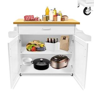 TANYEAR Mueble de cocina con encimera, 115 x 36 x 90 cm, ca…