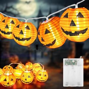 Kimuwote Cadena de Luces de Halloween, 6M 20 LED Naranja Ca…