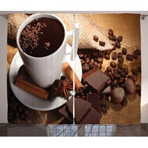 ABAKUHAUS Chocolate Cortinas, Taza de Chocolate Caliente Nu…