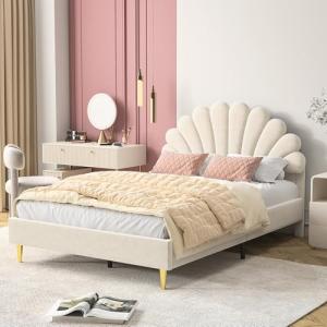 BPKADHY Cama tapizada para niños de 140 x 200 cm, cama indi…