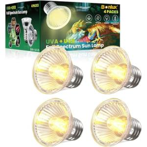 Bonlux Lámpara de calor E26/E27, 50 W, regulable, 220 V, UV…