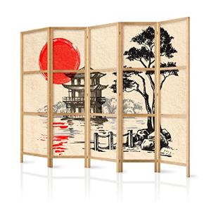 murando - Biombo XXL Japón Oriente Zen 225x171 cm 5 Paneles…