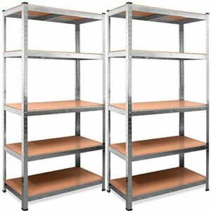 Nyana Home | Set de 2 Estanterías Metálicas Galvanizadas |…