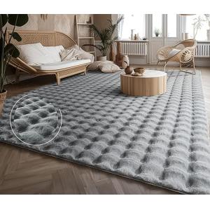 Paco Home Moderna Alfombra de Sala de Pelo Corto, Estilo es…