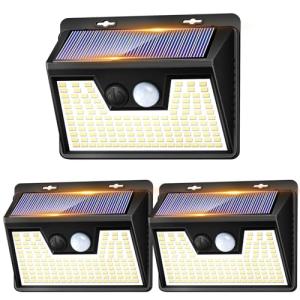 kolpop Luz Solar Exterior Potente,[3 Paquete/3 Modos] focos…