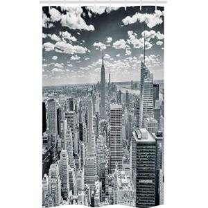ABAKUHAUS Nueva York Cortina para baño, Paisaje Urbano de M…