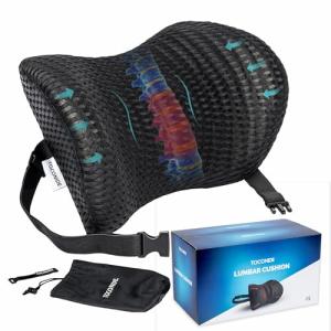 TOCONIDE Cojín Lumbar, Cojín Silla Oficina, Cojín Lumbar So…