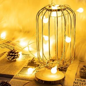 AGOTD Guirnalda Luces, Cadena de Luces 6M 40 LED, 2 Modos B…