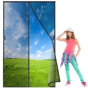 Mosquitera para ventanas 175x290 cm, Adecuado para Todos lo…