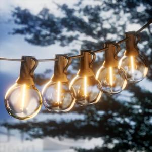 Yuucio Guirnalda Luces Exterior 45 Metros, LED Cadena de Lu…