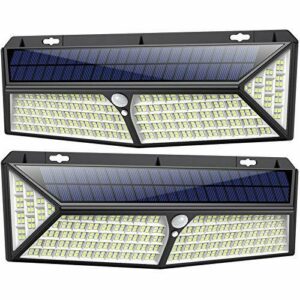 kilponen Luz Solar Exterior【430 LED Con Carga USB】 Foco Sol…