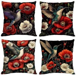 Fundas Cojines 70x70 cm Juego de 4 Color Cojines Exterior I…