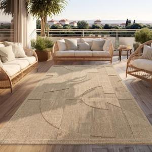 Paco Home Alfombra De Exterior Resistente A La Intemperie B…