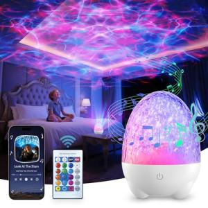 Proyector de Galaxias y Estrellas Real, Luz Nocturna Infant…