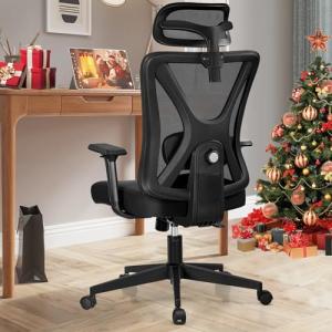 DoChair Silla Oficina Ergonómica, Silla Escritorio de Malla…