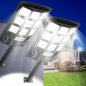 SENDALE 2 Packs Farolas Solares Exterior,Focos Led Solares…
