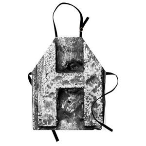 ABAKUHAUS Letra H Delantal de Cocina, Victorian Gótico Retr…