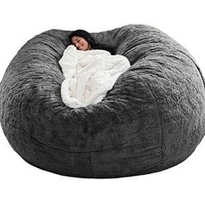 Puf, Bean Bag XXL Funda para sillón puf Mullido y tierno pa…