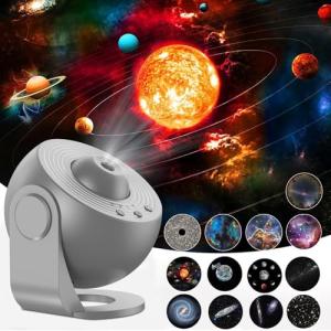 ALLOMN Proyector de estrellas planetario, proyector LED de…