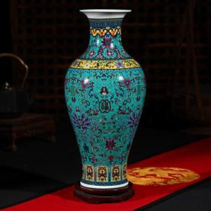 Jarrón de porcelana tradicional grande jarrón chino jarrón…