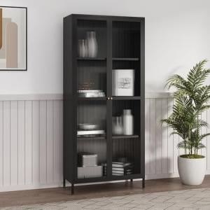 [en.casa] Vitrina Aparador para salón Mueble Auxiliar para…