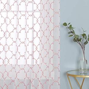 Deconovo Visillos Salón Moderna Decoración de Hogar Efecto…
