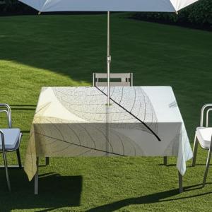 Chickwin Mantel Impermeable Rectangular, Patrón de Hojas Ex…