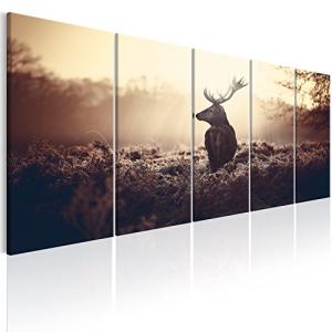 murando Cuadro en Lienzo Ciervo 150x60 cm Impresión de 5 Pi…