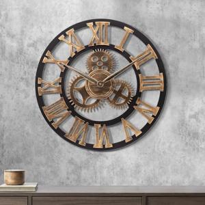 ALEENFOON Reloj de Pared de Madera de Cuarzo con Números Ro…