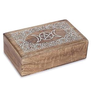 Ajuny Caja de Madera Hecha a mano para Joyas, Relojes, Coll…
