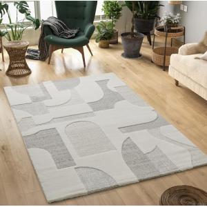 Paco Home Mia's Carpets Theo - Moderno Pelo Corto con Efect…