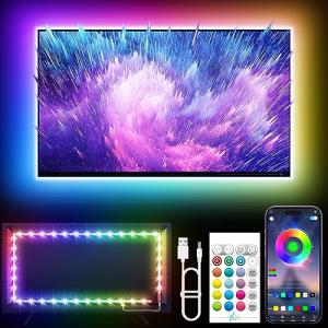 KANTUTOE TV LED Lights Strip, 5m RGB TV Backlight for 45-75…