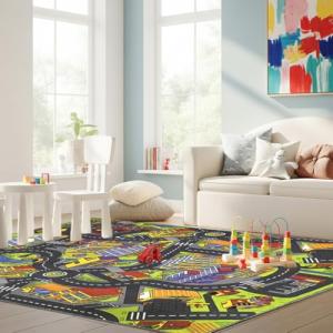 Alfombra Carreteras – Ideal para Jugar con niños y niñas co…