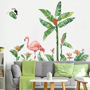 decalmile Pegatinas de Pared Plantas Tropicales Vinilos Dec…