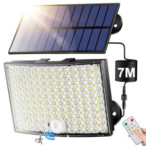 Luces Solares Led Exterior Jardin, [268LED/5Modos/7M] Luz S…